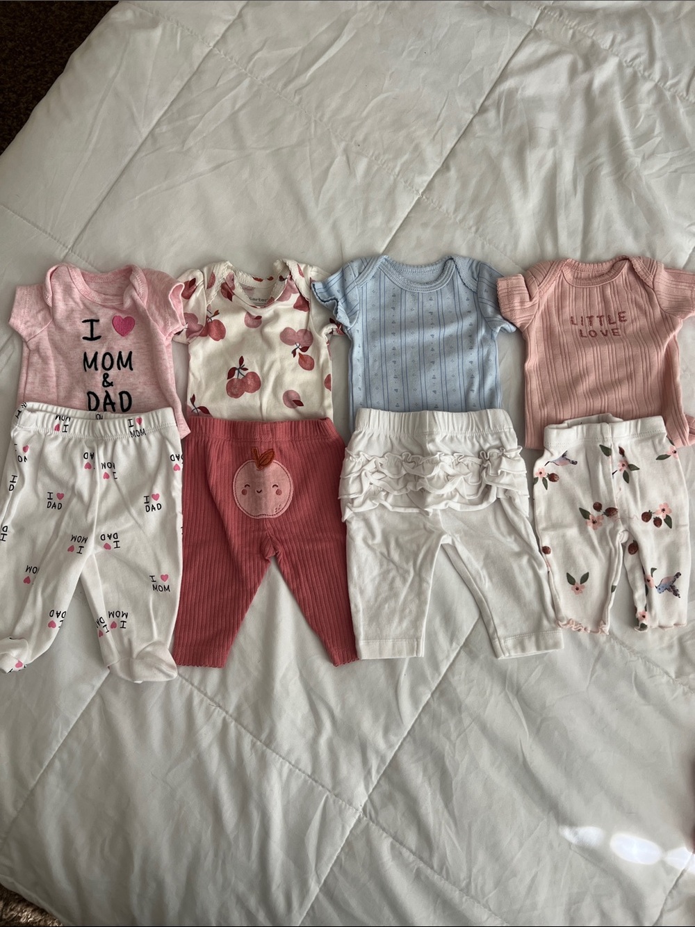 Baby Girls Four Piece Matching Outfits
